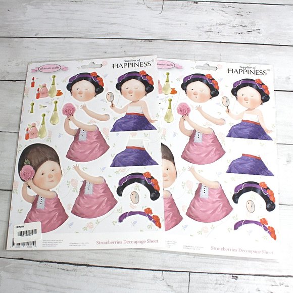 Gapchinska Ukraine Scrapbook Die Cut Paper Dolls Decoupage Sheets Craft - Picture 1 of 3